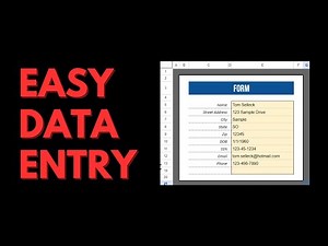 SIMPLIFY Data Entry: Enter Data Using a Form (Google Sheets & Apps Script)