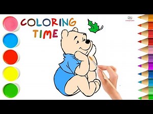 How to Draw Winnie the Pooh | Kids easy drawing ideas | Easy drawing tutorial | painting | drawing