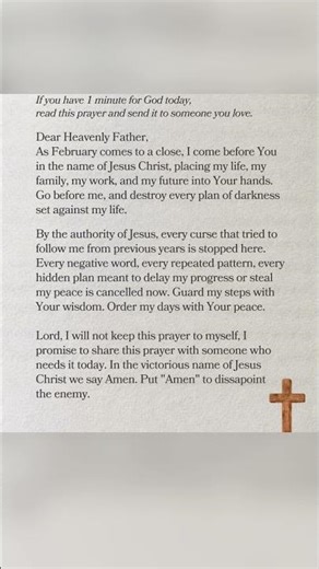 Read This Prayer Before February Ends 🙏