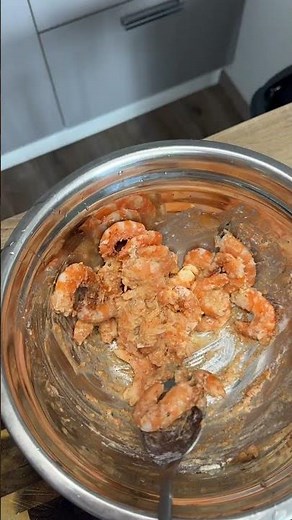 Crevette saute à l’ail et croustillant #food #cooking #crevettes #cuisine #easyrecipe
