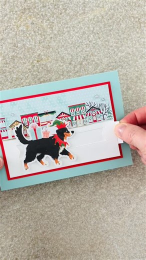 I made a bit of a hash of creating this card during my FaceBook Live last night but fixed it up ok in the end!! I added some addition paper and fussy cut some of the buildings to add a scene in the background. Do you like making interactive cards? So you have any favourites that you can suggest? | Hello Crafter