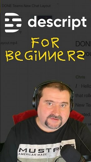 Quick Video CROP Guide for Descript Beginners Tip 015 #descript #cristicotovan