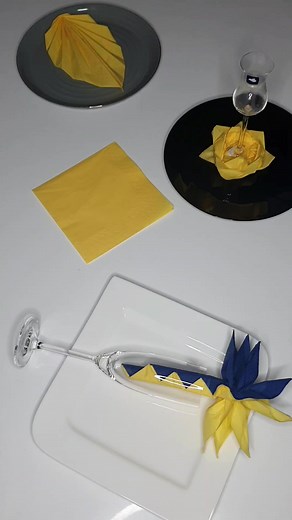 Create a Beautiful Decorative Napkin Flower Easily