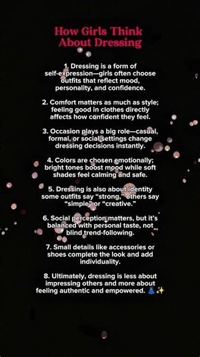 How Girls Think About Dressing | Psychology Behind Style Choices