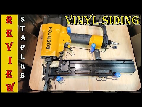Vinyl Siding Staple Gun - BOSTITCH Stapler, 7 16 Inch x 2 Inch 651S5