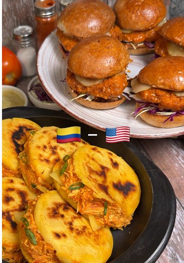 Mundial de recetas: Arepas rellenas vs Sándwiches de pollo