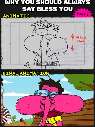 #storyboard vs final #animation - Bless You (pt. 1) | animation