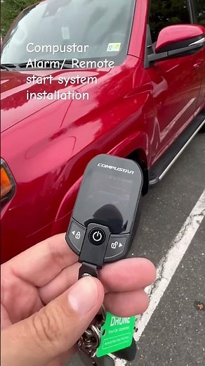 2023 Toyota 4Runner with the Compustar T13 Alarm/ Remote start system installation #toyota4runner