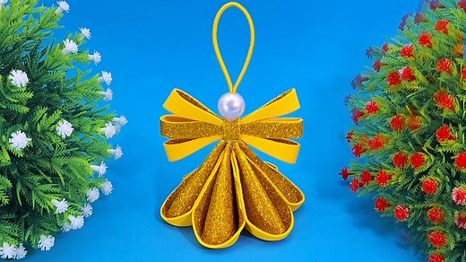 67K views · 3.7K reactions | How to make Christmas angel - Upcoming Christmas crafts making tutorial - Christmas decoration ideas #ChristmasAngel #ChristmasDecor #XmasOrnaments | Entertaining Arts | Facebook