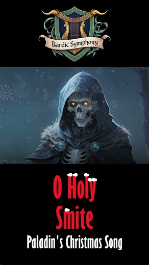 🎄⚔️ "O Holy Smite" – The Paladin’s Christmas Song ⚔️🎄 #dndmusic #christmas #chrismasmusic #dndsong