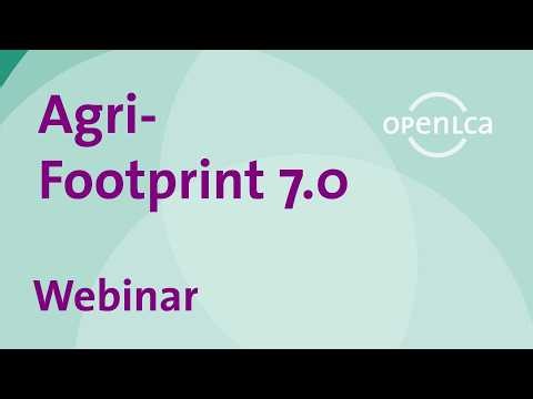Webinar: presenting Agri-footprint 7.0