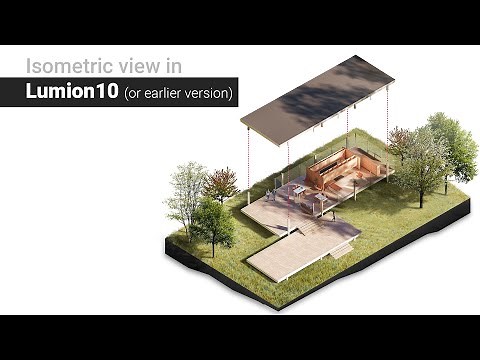 Isometric perspective in Lumion 10
