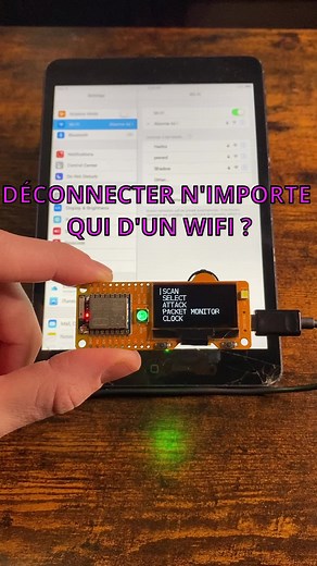 DÉCONNECTER N'IMPORTE QUI D'UN WIFI ? #hacking #cyber #hack #cybersecurity #cybersecurite #wifi #deauther #fyi #pentest #informatique #tips #tuto