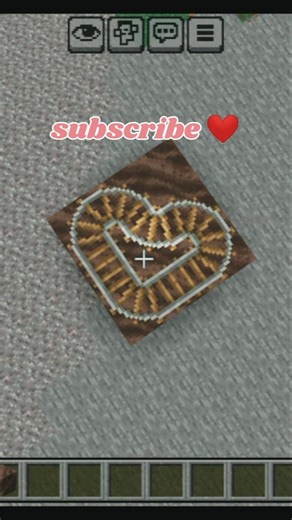 i built a heart in Minecraft ❤️