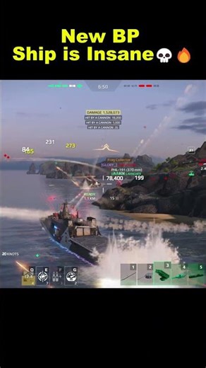 1Vs3 with new BP Ship💀| Insane Damage 💥| #modernwarships