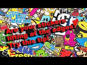 Are your stickers lifting at the edges? Try this tip!