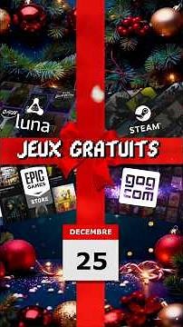 JEUX GRATUITS (25/12/25) - Le recap' quotidien des jeux PC gratuits !