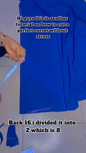 How to cut Corset without Stress 😍😍😍 #highlightseveryone #viralvideoシ #highlightseveryonefollowers #viralreelschallenge #womenindiaspora #reelsvideo #fashion #advert #350kFollowers | Asoebi Styles