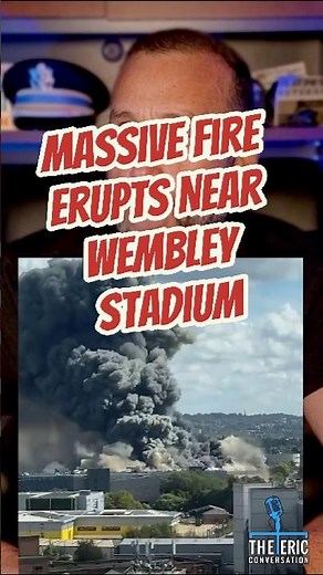 London Firefighters Battle A Monster Blaze