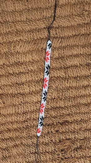 Beautiful loom Beaded Flower pattern Chocker / head band #stikearts #handmade