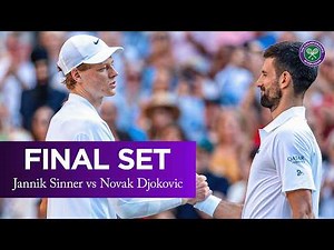 Pure excellence 🔥 Jannik Sinner vs Novak Djokovic 2025 semi-final full deciding set