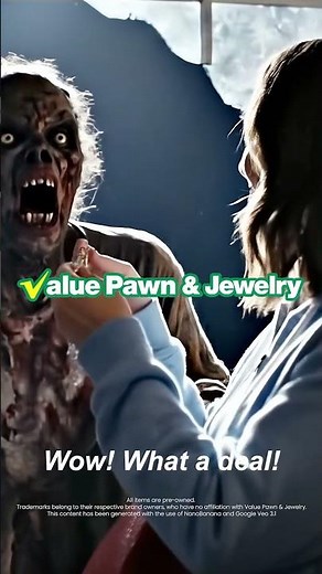 When the savings are so good they’re actually scary. 🧟‍♀️💍 | Value Pawn & Jewelry