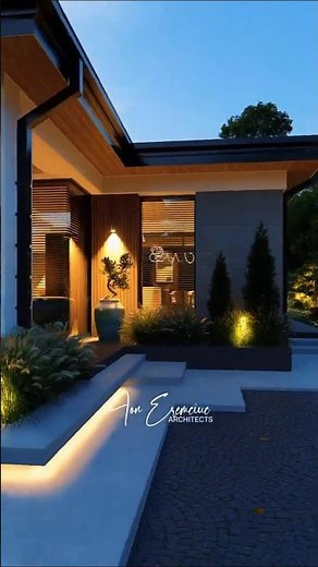 Modern House Entrance Design | Contemporary Residential Architecture