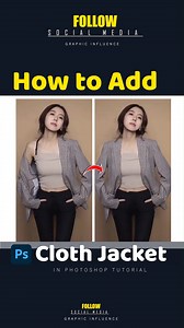 17K views · 178 reactions | Photoshop trick - Add Cloth In Photoshop...