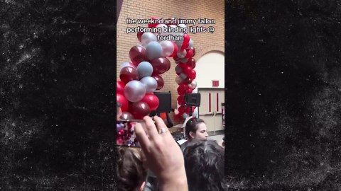 The Weeknd, Jimmy Fallon Crash Fordham Seniors' Graduation Bash