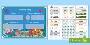 All About Today Display Calendar