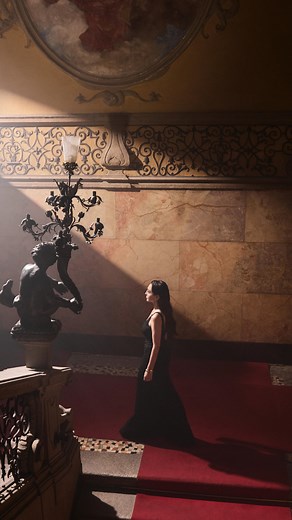 “I chose and embraced this place because it felt like mine. Every fresco, every chandelier, every detail spoke to me with intensity. For the first time, not an industrial or design space, but a historic place that becomes my home: our home. Here I will tell every collection, here every one of my women will live. It will forever be the heart where past, present, and future merge into a single vision: that of Maison Elisabetta Franchi.” — Elisabetta Franchi #ElisabettaFranchi | Elisabetta Franchi