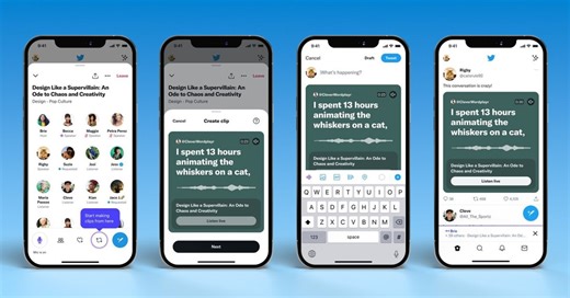 Twitter Spaces for iOS testing audio clips tool with select hosts - 9to5Mac