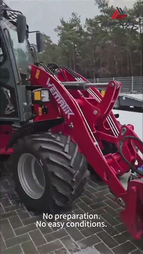 WIN815 Wheel Loader Snow Test ❄️ Built for European Winter #farmmachinery #wheelloader #farming