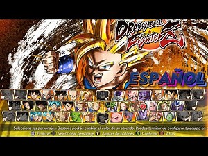 TODOS LOS PERSONAJES DE DRAGON BALL FIGHTERZ SIN DLC VOCES EN ESPAÑOL