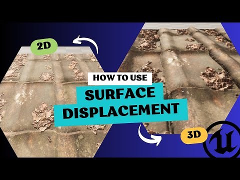 How to use Surface Displacement || How to give depth to the texture Unreal Engine 5