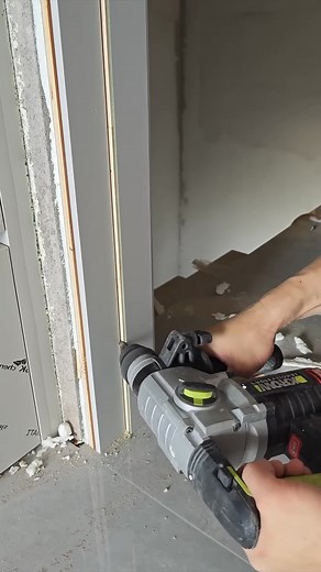 Professional Interior Door Installation _ Fixing Door Frame with Screws 🔩🚪 _woodworking #woodworking #reels #fyp #fypシ゚viralシfypシ゚viralシalシ #followersreelsfypシ゚viralシfypシ゚viralシ | love life