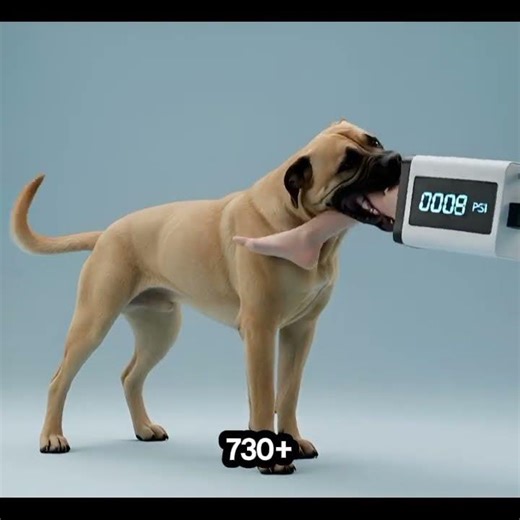 The Kangal has an estimated bite force