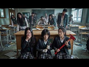 Four High School Girls Got Trapped in School During a Zombie Outbreak Begins | Movie Recap