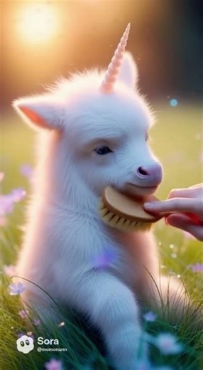 Baby Unicorn Brushing ASMR | Relaxing Grooming Sounds for Slee🦄 子ユニコーンのブラッシングASMR｜やさしいお手入れ音でリラックス