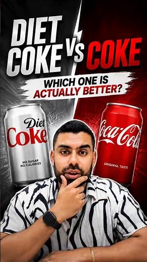 Diet Coke vs Coke Zero 🥤 Which Is Better for Fat Loss? 🔥 #FitnessMyths #FatLossTips