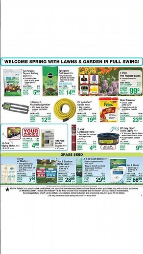 Menards Weekly Ad 03/25 - 04/05