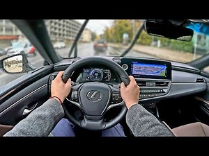 2022 Lexus ES300h Limited edition [ 2.5l hybrid 223hp ] | POV Test Drive in rainy city