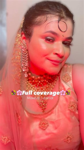 Fill coverage Makeup Tutorial 💐 #makeuptutorial