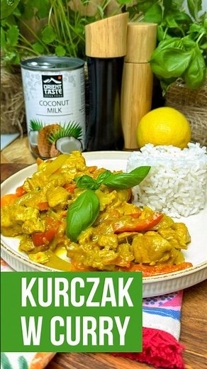 Przepis na kurczaka curry z warzywami i ryżem