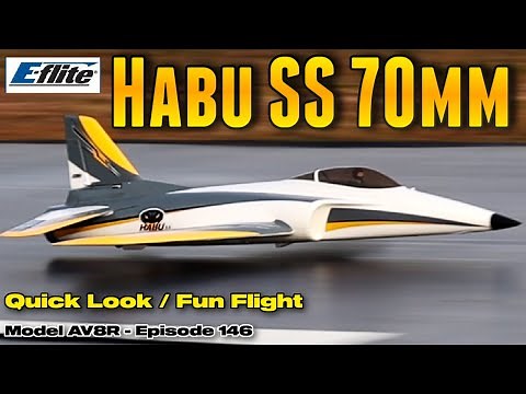 E-Flite Habu SS 70mm BNF Basic with AS3X and SAFE Select - Model AV8R Quick Look/Fun Flight