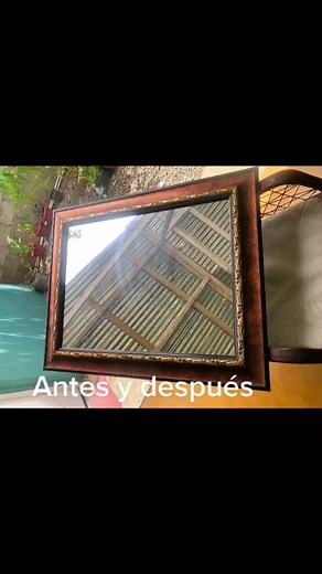 Transforming a Mirror: Before and After Paint Project