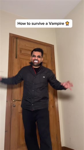 Nouman Mahmood on Instagram: "How to Survive a Vampire Attack 🧛‍♂️ . . . . . #fyp #funny #explore #Vampire #viral"