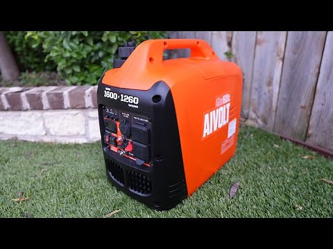 No solar? This small generator can top off your batteries fast! AIVolt 1600 watt gas generator