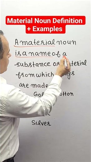 Material Noun Definition & Examples | Parts of Speech