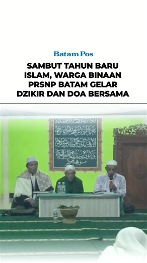 Momentum malam 1 Muharam 1448 Hijriah dimanfaatkan ratusan warga binaan di kawasan Pusat Rehabilitasi Sosial Non Panti (PRSNP) Teluk Pandan, Tanjung Uncang, Kota Batam, untuk mendekatkan diri kepada Allah SWT. Kegiatan dzikir, doa bersama, serta tausiah keagamaan digelar di Masjid Nurul Iman sebagai bentuk refleksi dan harapan menyambut Tahun Baru Islam. Acara yang berlangsung khidmat tersebut diikuti seluruh warga binaan di lingkungan PRSNP Teluk Pandan. Mereka bersama-sama memanjatkan doa agar